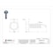Zoro Select Self-Drilling Screw, No 10 x 3/4 in, Zinc Plated Steel Flange Hex Head External Hex Drive, 100 PK U31810.019.0075 - alternate 2