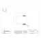 Zoro Select Round U-Bolt, 5/16"-18, 2 1/2 in W, 3 3/16 in H, Plain Stainless Steel U17567.031.0200 - alternate 2