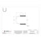 Calbrite Round U-Bolt, 3/8"-16, 2 29/64 in W, 3 1/4 in H, Plain Stainless Steel S62000UB00 - alternate 2