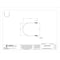 Zoro Select Round U-Bolt, 1/2"-13, 8 3/4 in W, 10 3/8 in H, Zinc Plated Steel U17243.050.0800 - alternate 2