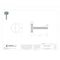 Zoro Select Thumb Screw, No. 10-32 Thread Size, Plain 18-8 Stainless Steel, 3/16 in Head Ht, 1 1/4 in Lg, 5 PK 4047-SL - alternate 2
