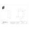 Wiegmann Captive Screws Electrical Enclosures, 15 in H, 4 in D, 12 in W, 1, Steel SC121504NK - alternate 2