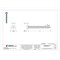 Tamper-Pruf Screws Tamper Resistant Screw, 1-1/2 in, Plain Finish, 18-8 Stainless Steel, Button Head Torx Drive, 25 PK 31430 - alternate 2