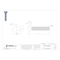 Tamper-Pruf Screws #6-32 x 3/4 in Spanner Flat Tamper Resistant Screw, Plain Finish, 18-8 Stainless Steel, 50 PK 121730 - alternate 2