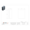 Box Enclosures Electrical Enclosures, 7.32 in H, 3 in D, 5-3/4 in W, 4, Polycarbonate BEN-80P - alternate 2