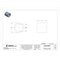 Zoro Select Retaining Spacer, 1/4 in Screw Size, Plain Nylon, 1/2 in Overall Lg, 1/2 in Outside Dia, 10 PK 13SPRT112 - alternate 2