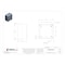 Wiegmann Captive Screws Electrical Enclosures, 10 in H, 6 in D, 10 in W, 1, Steel SC101006NK - alternate 2