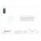 Zoro Select Coupling Nut, No. 10-32, Steel, Grade 2, Zinc Plated, 3/4 in Lg, 5/16 in Hex Wd, 10 PK 1JA51 - alternate 2