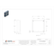 Wiegmann Captive Screws Electrical Enclosures, 18 in H, 4 in D, 18 in W, 1, Steel SC181804NK - alternate 2