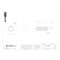 Dewalt Hangermate Vertical Rod Hanger, Steel, 1/4 in Size, 1-3/4" L, Steel Zinc Plated, 25 PK PFM2231000 - alternate 2