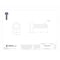 Zoro Select Masonry Screw, 3/8" Dia., Hex, 1-3/4" L, Steel Zinc Plated, 50 PK U70520.037.0175 - alternate 2