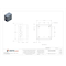 Wiegmann Captive Screws Electrical Enclosures, 10 in H, 6 in D, 10 in W, 1, Steel SC101006G - alternate 2