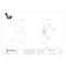 Zoro Select Wing Nut, No. 8-32, Steel, Zinc Plated, 0.47 in Ht, 0.91 in Max Wing Span, 100 PK U16250.016.0001 - alternate 2