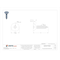 Tamper-Pruf Screws Tamper Resistant Screw, 3/4 in, Plain Finish, 18-8 Stainless Steel, Flat Head Torx Drive, 25 PK 91810 - alternate 2