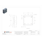 Wiegmann Captive Screws Electrical Enclosures, 10 in H, 4 in D, 10 in W, 1, Steel SC101004G - alternate 2