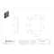 Wiegmann Padlockable Hasp Electrical Enclosures, 36 in H, 8 in D, 30 in W, 12, 13, Steel N12363008 - alternate 2