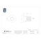 Zoro Select Hex Drive Threaded Insert, 1/4"-20 Int Thrd Sz, 33/64 in L, 15/32 in Dia., Zinc Alloy, Plain, PK1000 901420-13-PK1000 - alternate 2