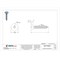 Tamper-Pruf Screws Tamper Resistant Screw, 1 in, Plain Finish, 18-8 Stainless Steel, Flat Head Torx Drive, 25 PK 91820 - alternate 2