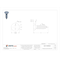 Tamper-Pruf Screws Tamper Resistant Screw, 1/2 in, Plain Finish, 18-8 Stainless Steel, Flat Head Spanner Drive, 25 PK 122070 - alternate 2