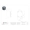 Wiegmann 1/4 Turn Latch Electrical Enclosures, 8 in H, 6 in D, 6 in W, 1, Steel N1C060806 - alternate 2