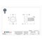 Zoro Select Thread Cutting Screw, 1/4" x 1/2 in, Zinc Plated Steel Hex Head Slotted Drive, 50 PK U67021.025.0050 - alternate 2