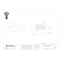 Zoro Select U-Drive Screw, No. 4 Thread Size, Zinc Plated Steel, 2/25 Head Ht, 1/4 in Lg, 100 PK DS-0404-100 - alternate 2