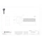 Ken Forging Rod End, Steel, Black Oxide, 1-1/4"-7 Thrd Sz, 6 in Thrd Lg, 6 in Overall Lg 12E-MACH - alternate 2