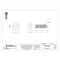 Mkt Fastening Conset Concrete Screw, 1/4" Dia., Hex, 1-1/4" L, Steel Blue Ruspert, 25 PK H4125SP - alternate 2