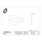 Zoro Select Flat Washer, Fits Bolt Size 7/16", 18-8 Stainless Steel, Not Graded, Plain Finish, 25 PK U51410.043.0005 - alternate 2