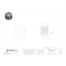 Zoro Select Nylon Insert Lock Nut, 3/4"-10, Steel, Grade 8, Yellow Zinc, 57/64 in Ht, 10 PK U12450.075.0001 - alternate 2