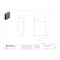 Wiegmann 1/4 Turn Latch Electrical Enclosures, 30 in H, 8 in D, 24 in W, 12, 13, 3R, 4, Steel N412302408C - alternate 2