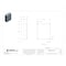 Wiegmann 1/4 Turn Latch Electrical Enclosures, 36 in H, 12 in D, 30 in W, 12, 13, 3R, 4, Steel N412363012C - alternate 2
