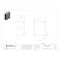Wiegmann 1/4 Turn Latch Electrical Enclosures, 20 in H, 6 in D, 16 in W, 12, 13, 3R, 4, Steel N412201606C - alternate 2