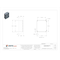 Wiegmann Padlockable Hasp Electrical Enclosures, 15.60 in H, 5.94 in D, 14 in W, 1, 12, 3R, 4, Fiberglass HW-J161406FCHQR - alternate 2