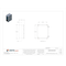 Wiegmann Padlockable Hasp Electrical Enclosures, 11.79 in H, 4.94 in D, 10 in W, 1, 12, 3R, 4X, 6P HW-J121005CHQR - alternate 2