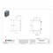 Wiegmann Padlockable Hasp Electrical Enclosures, 9.73 in H, 3.98 in D, 8 in W, 1, 12, 3R, 4X, 6P, Fiberglass HW-J100804CHQR - alternate 2
