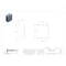 Wiegmann Padlockable Hasp Electrical Enclosures, 17.69 in H, 10.31 in D, 16 in W, 1, 12, 3R, 4X, 6P HW-WHJ181608CHQR - alternate 2