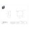 Nvent Hoffman 1/4 Turn Latch Electrical Enclosures, 12 in H, 6 in D, 12 in W, 1, Steel AHE12X12X6 - alternate 2