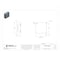 Nvent Hoffman 1/4 Turn Latch Electrical Enclosures, 16 in H, 6 in D, 16 in W, 1, Steel AHE16X16X6 - alternate 2