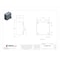 Wiegmann 1 Point Latch with Handle Electrical Enclosures, 12 in H, 6 in D, 12 in W, 12, 13, 3R, 4, Steel N4121212061PTC - alternate 2