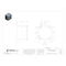 Nvent Hoffman 1/4 Turn Latch Electrical Enclosures, 5.91 in H, 4.72 in D, 6 in W, 12, 3, 4, Steel LHC151512 - alternate 2