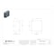 Nvent Hoffman Padlockable Hasp Electrical Enclosures, 16 in H, 6 in D, 16 in W, 3R, Steel A16R166HCLO - alternate 2