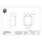 Nvent Hoffman Quick Release Latch Electrical Enclosures, 8 in H, 4 in D, 6 in W, 12, 13, 4, 4X, Fiberglass A864CHQRFG - alternate 2