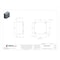 Nvent Hoffman 1/4 Turn Latch Electrical Enclosures, 12 in H, 6 in D, 12 in W, 12, 13, 4, Steel CSD12126 - alternate 2