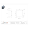 Nvent Hoffman 1/4 Turn Latch Electrical Enclosures, 24 in H, 12 in D, 24 in W, 12, 13, 4, Steel CSD242412 - alternate 2