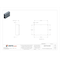 Nvent Hoffman 1/4 Turn Latch Electrical Enclosures, 36 in H, 12 in D, 48 in W, 12, 13, 4, Steel CTD364812 - alternate 2