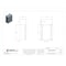 Nvent Hoffman 1/4 Turn Latch Electrical Enclosures, 19.69 in H, 7.87 in D, 16 in W, 12, 13, 4, 4X, Fiberglass UU504020 - alternate 2