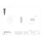 Zoro Select Shoulder Screw, 3/8"-16 Thr Sz, 5/8 in Thr Lg, 1 in Shoulder Lg, Steel, 5 PK U07111.050.0100 - alternate 2