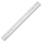 Business Source Ruler, Plastic, 12", We 32365 - alternate 2