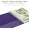 Samsill View Binder, 1", Purple, 225 Sheet Cap, PK2 U86308 - alternate 6